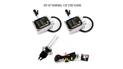 Kit HID xenon Carguard bec H7 Normal 12V 35W 4300K