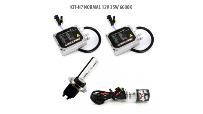 Kit hid xenon H7 normal 12v 35w 6000k