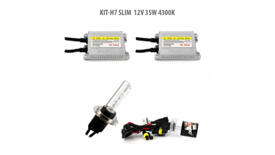 Kit HID xenon Carguard bec H7 Slim 12V 35W 4300K