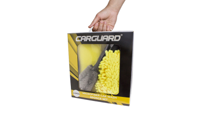 Set burete cu microfibre si perie - Carguard