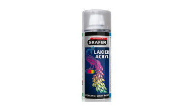 Spray vopsea Grafen Professional 400 ml; RAL 9005; negru mat