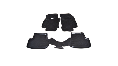 Set covorase auto din cauciuc Vw Golf 7 2012- (LONG), presuri tip Tavita BestAutoVest, 4 buc.