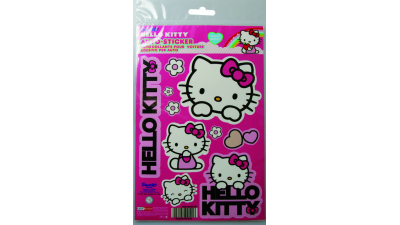 Abtibild Hello Kitty, set stickere auto