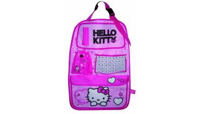 Organizator scaun auto Hello Kitty pentru spatarul scaunului din fata, 40 x 60 cm