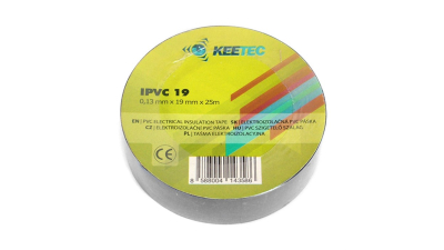 Banda izolatoare PVC Keetec universala 19mm, 25m, 1 buc. 