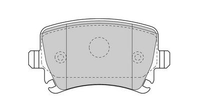 Placute frana Audi A3, A4, A6, A8, TT, Skoda Octavia, Superb, Yeti, VW Caddy, Golf, Golf Plus, Jetta, Passat, Scirocco, Sharan, Tiguan, Touran, punte fata 1K0698451