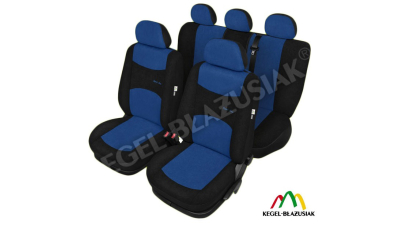 Set huse scaune auto SportLine Albastru pentru Audi A1