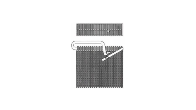 Evaporator aer conditionat Opel Astra G 1998-2009, Zafira 2005-2011, Zafira 1999-2005, 240x260x60mm, DELPHI TSP0525148