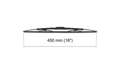 Lamela stergator Motgum 450 mm, fixare tip carlig, W1P580G, 1 buc.