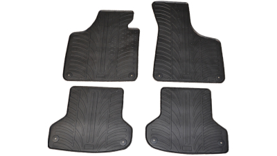 Set covorase auto din cauciuc Audi A3 HatcHatchbackack/ Sportback (8P) 2003-2011, 3/5 usi, , Negru, Gledring, 4 buc.