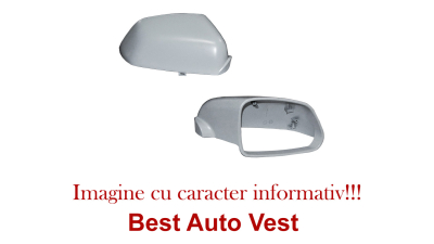 Carcasa oglinda exterioara Vw Caddy Iii/Life (2K), 03.2004-06.2010, Vw Transporter (T5)/Multivan, 04.2003-10.2009, Dreapta, carcasa neagra, BestAutoVest 7E18575289B9; 7H1857528A; 7H1857528A9B9 956855TE