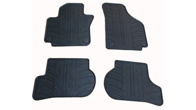 Set covorase auto din cauciuc Vw Golf 5 Plus 2005-, Golf 6 Plus 2009-, Seat Altea 2004-2006, Seat Toledo 3 2005-2012, Negru, Gledring, 4 buc.