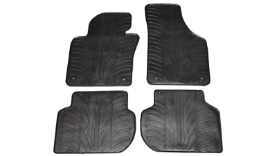 Set covorase auto din cauciuc Vw Jetta 6 (162) 2011-2018, Negru, Gledring, 4 buc.