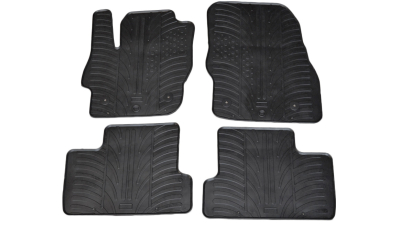 Set covorase auto din cauciuc Mazda 3 2009 - 2012, Negru, Gledring, 4 buc.