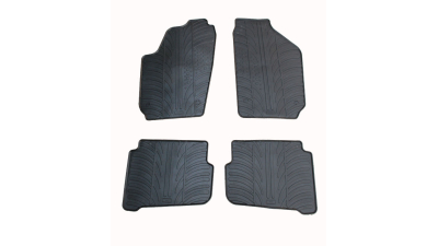 Set covorase auto din cauciuc Vw Polo 9N/9N2 2003-2008, Seat Ibiza/ Cordoba 2003-2008, Negru, Gledring, 4 buc.