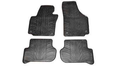 Set covorase auto din cauciuc Skoda Yeti 2009-2013, Negru, Gledring, 4 buc.