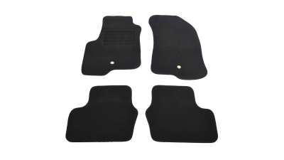 Covorase auto din mocheta Jeep Compass 2012-2017 Negru, set de 4 bucati