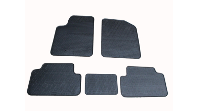 Set covorase auto din cauciuc Citroen Berlingo 2002-2007, Peugeot Partner 2002-2007, Negru, Gledring, 5 buc.