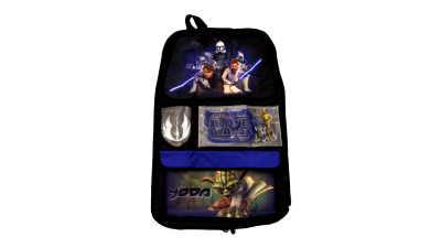 Organizator scaun auto Clone Wars pentru spatarul scaunului din fata, 40 x 60 cm