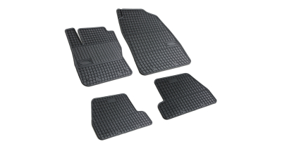 Set covorase auto din cauciuc Ford Focus 3 2010-2018, presuri BestAutoVest, negre, 4 buc.