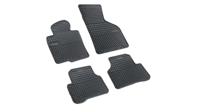 Set covorase auto din cauciuc Volkswagen Passat B6 2005-2010 B7 2010-2014 Cc 2008-, presuri BestAutoVest, negre, 4 buc.