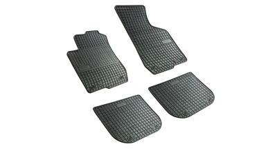 Set covorase auto din cauciuc Audi A3 8L 1996-2003, presuri BestAutoVest, negre, 4 buc.