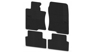 Set covorase auto din cauciuc Honda Accord 7 CL 7/8/9 2002-2008, presuri BestAutoVest, negre, 4 buc.