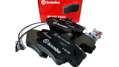 Placute frana Brembo P68008 Dacia Logan 2004-2012; Sandero 2008-2012; si Renault R9 R11 R18 R19 R21 R25 Clio 1990-2012;  Megane 1, Rapid, Super 5, Twingo; Citroen 309; (259x20,6) 