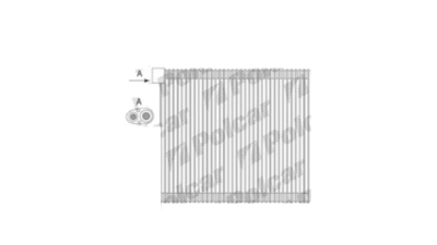 Evaporator aer conditionat Renault Fluence (L30), 2010- motor 1.6, 2.0, benzina; 1.5 dci, 1.6 dci, diesel, full aluminiu brazat, 235x257x40 mm, mm, mm, tehnologie cu curgere paralela, , 