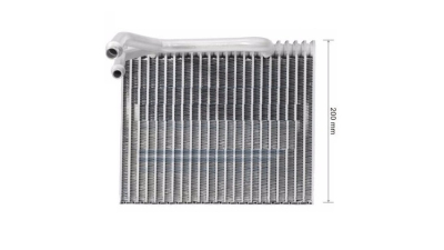 Evaporator aer conditionat Renault Megane 2 (M), 2002-2008 motor 1.6, benzina; 1.5 dci, 1.9 dci, 2.0 dci, diesel, full aluminiu brazat, 200x240x60 mm, iesire 11, 7 mm, intrare 14, 4 mm, tehnologie cu curgere paralela, 