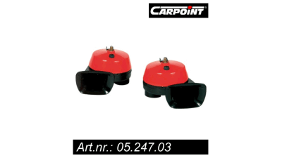 Set 2 claxoane auto Carpoint 12V 108W 112dB cu 2 tonuri 