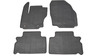 Set covorase auto din cauciuc Ford S-Max 2006-2010, Ford Galaxy 2006-2011 Facelift 5 usi, Negru, Gledring, 4 buc.