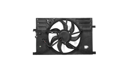 GMV radiator electroventilator Fiat 500X, 2014-, Jeep Renegade, 2014-, motor 2.4, benzina, 391 mm; (2 +2) pini