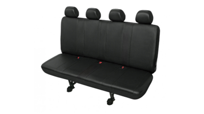 Husa bancheta microbuz 4 locuri din piele ecologica pentru Jumper Jumpy Fiat Ducato Scudo Ford Transit Iveco daily Sprinter Vito Nissan Opel Movano Vivaro Peugeot Boxer Expert Renault Master Trafic VW Caravelle LT T