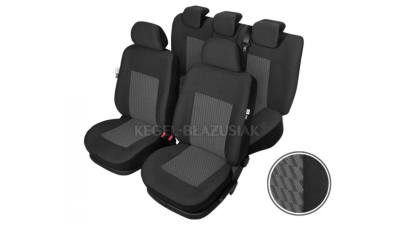 Set huse scaun model Perun pentru Saab 93, set huse auto Fata + Spate