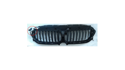 Grila radiator BMW Seria 5 (G30/G31), 05.2017-, fata, negru; intern -COLT RUPT