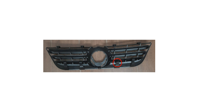 Grila radiator Vw Polo (9N3) Hatchback 04.2005-08.2009 , masca intre faruri , fara emblema , 6q0853653e9b9 CLEMA RUPTA