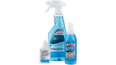 Pachet iarna 3 produse - lichid 250ml + solutie de dezghetat parbriz 500ml + solutie de dezghetat yale 50ml Sonax 250 ml 500 ml 50 ml