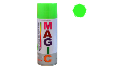 Spray vopsea MAGIC Verde Fluorescent , 400 ml.